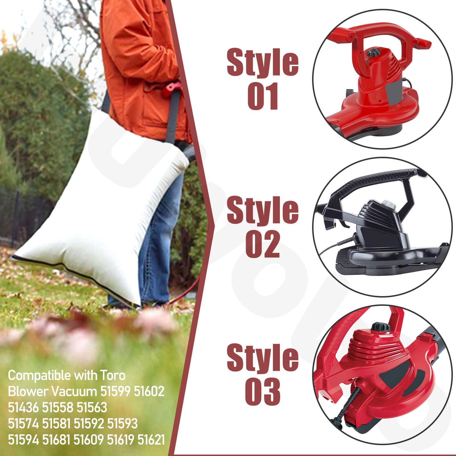 WuWoWo bag features bottom metal zipper for smooth emptying.