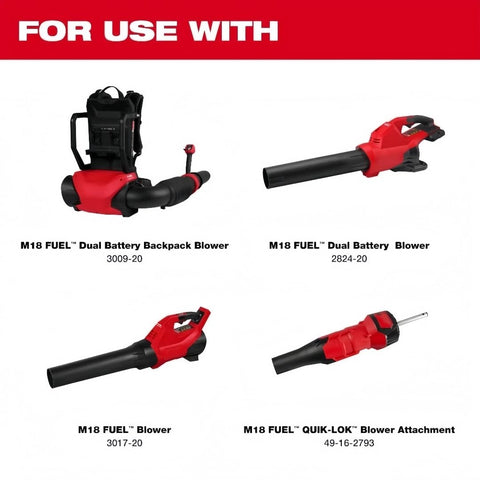 WVSHHFN flat nozzle for Milwaukee 3009-20 concentrates air for tough debris.
