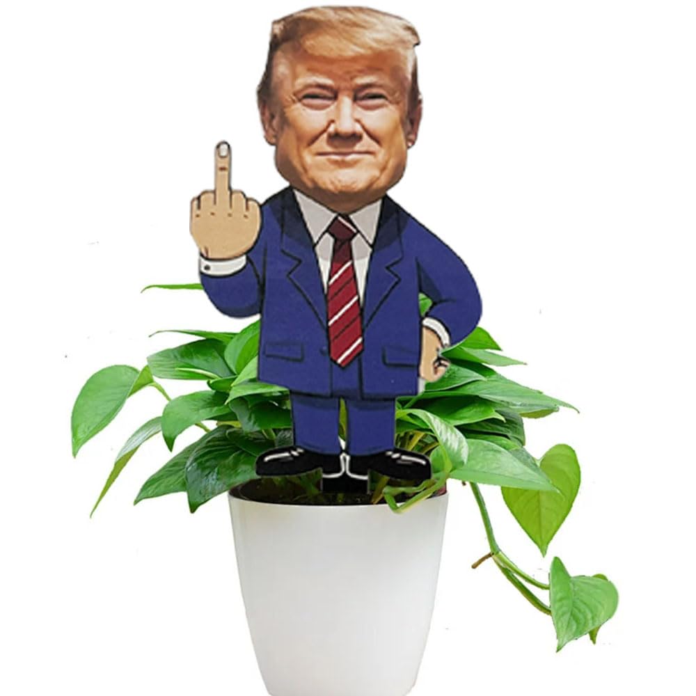 WVT Trump Yard Sign adds humorous personality to driveways and walkways.
