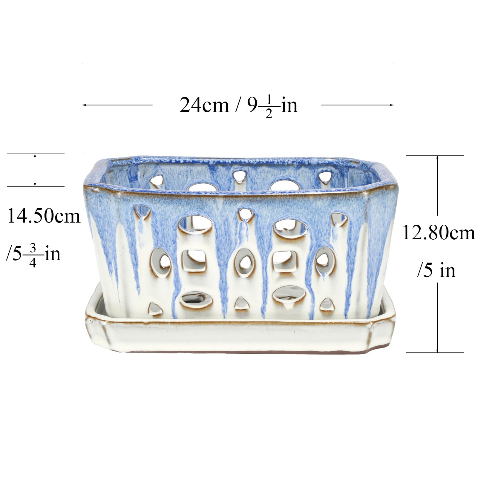 W&W Orchid Pot versatile for orchids and other plants.