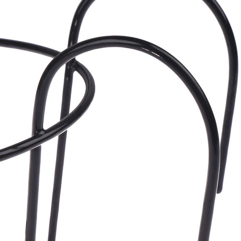 WWahuayuan four-pack metal plant holder on a fence, strong load-bearing design.