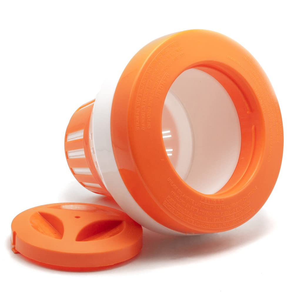WWD Pool unsinkable dispenser stays afloat to distribute chlorine evenly around the pool