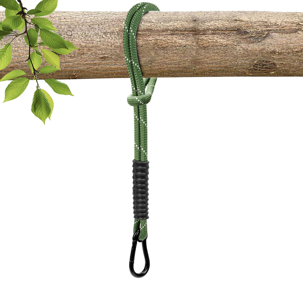 WWFFEN heavy-duty tree swing straps around a sturdy branch for secure outdoor use.