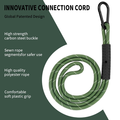 Soft rubber protective handle on WWFFEN strap reduces friction during swings.