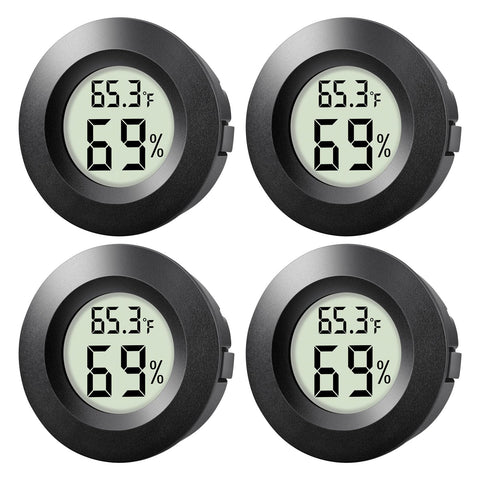 WWHAKO round hygrometer display with clear climate readings
