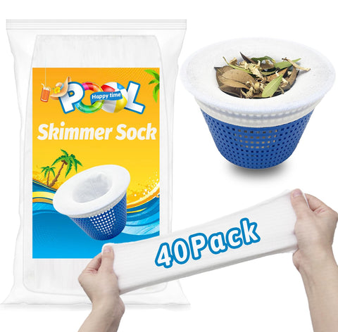 WXFANA pool skimmer socks ultrafine mesh on skimmer basket catching fine debris