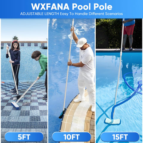 WXFANA drainage holes prevent siphoning when the pole is submerged.