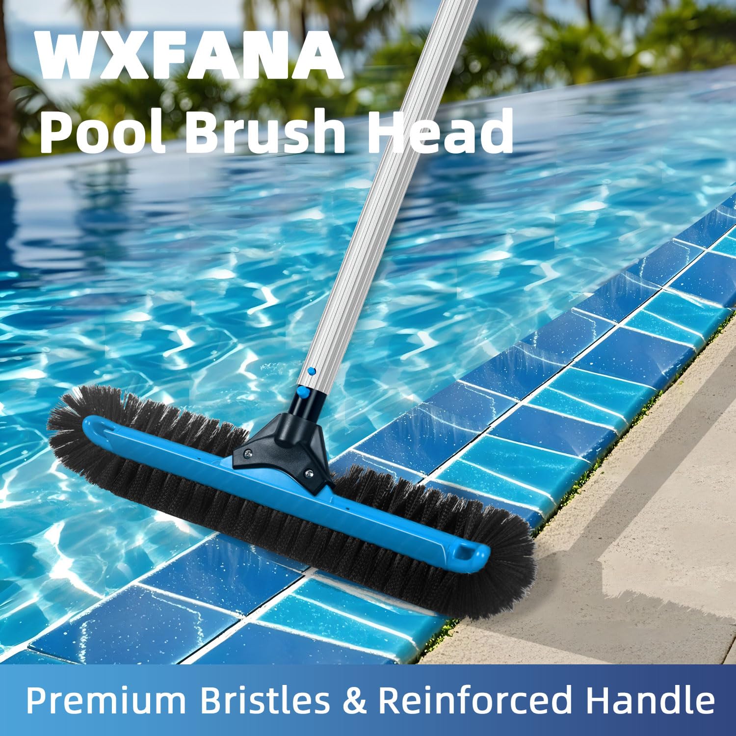 WXFANA vinyl-liner safe edges prevent damage during brushing.