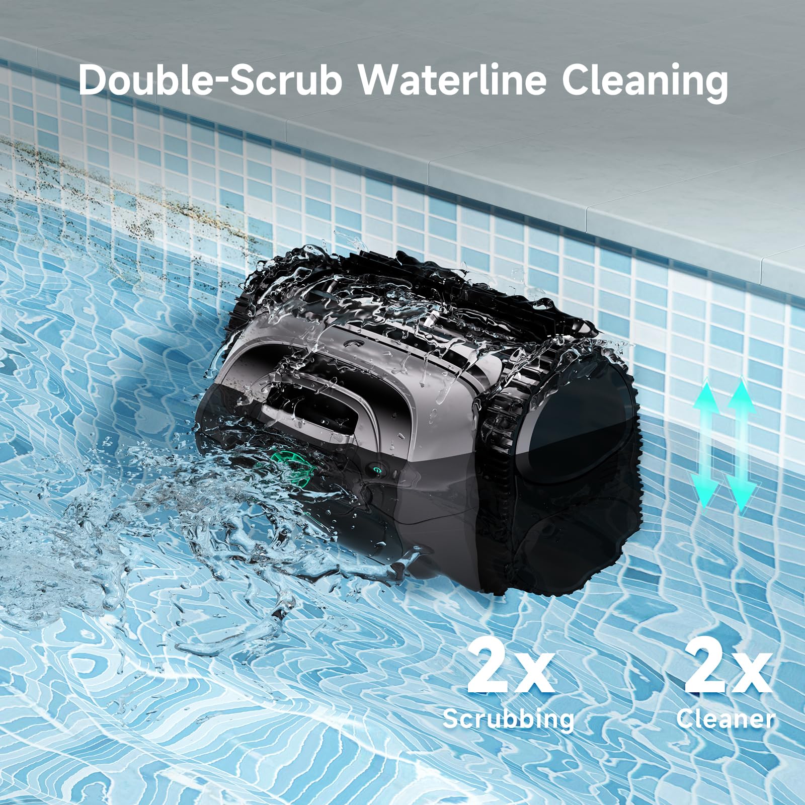 Wybot C1 deep-floor cleaning mode addressing stubborn dirt