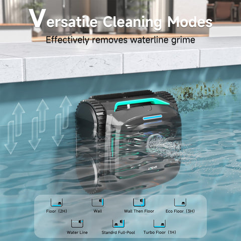 WYBOT C2 long runtime up to 180 minutes on a single charge.