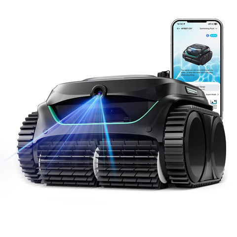 WYBOT C2 Vision AI camera detects debris for precise cleaning