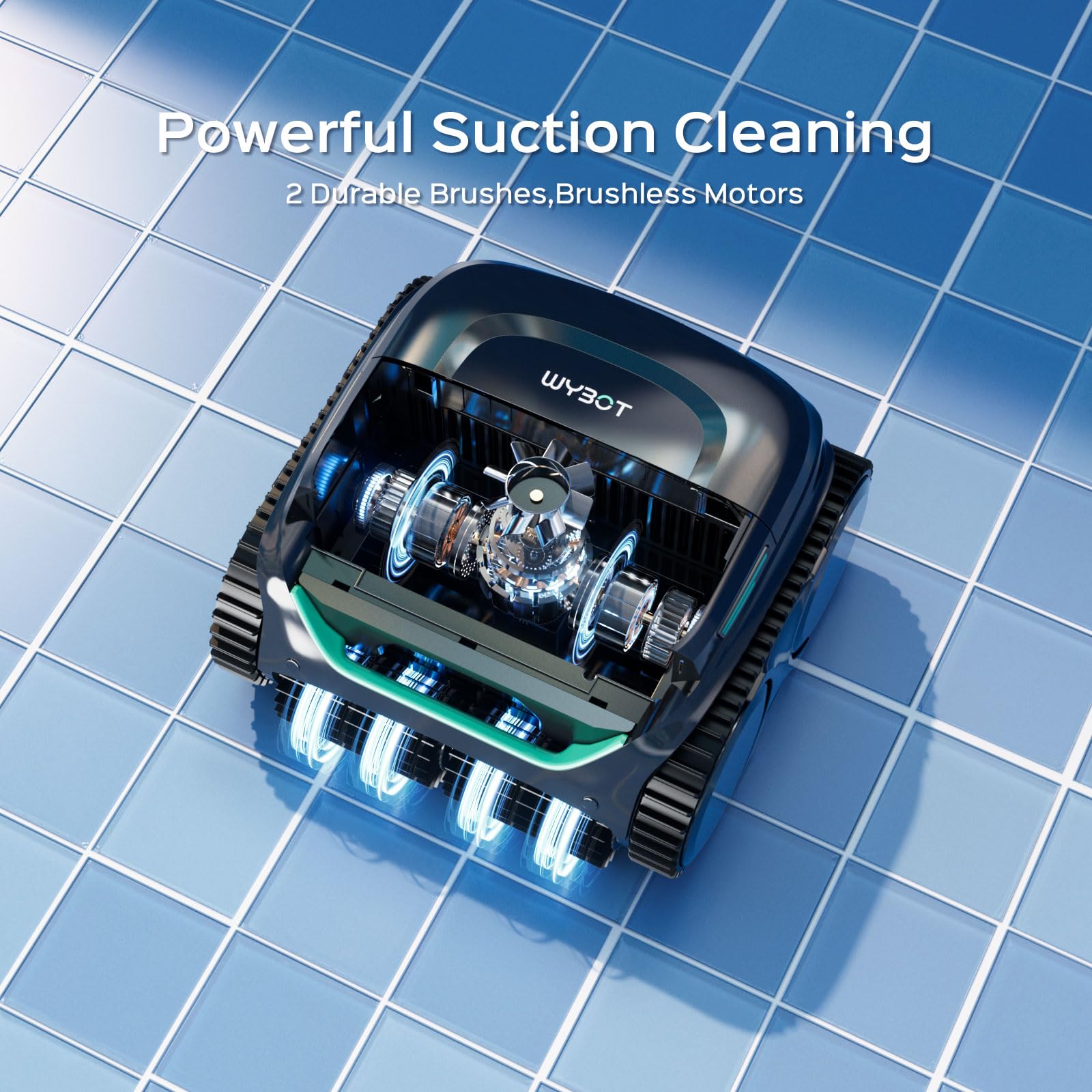 WYBOT C2 Vision ultra-fine filtration reduces fine particles and dust.
