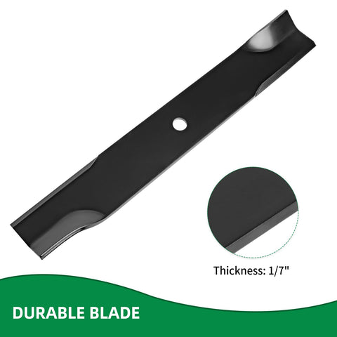 Wyevee three blades in box, ready-to-install mower blades.