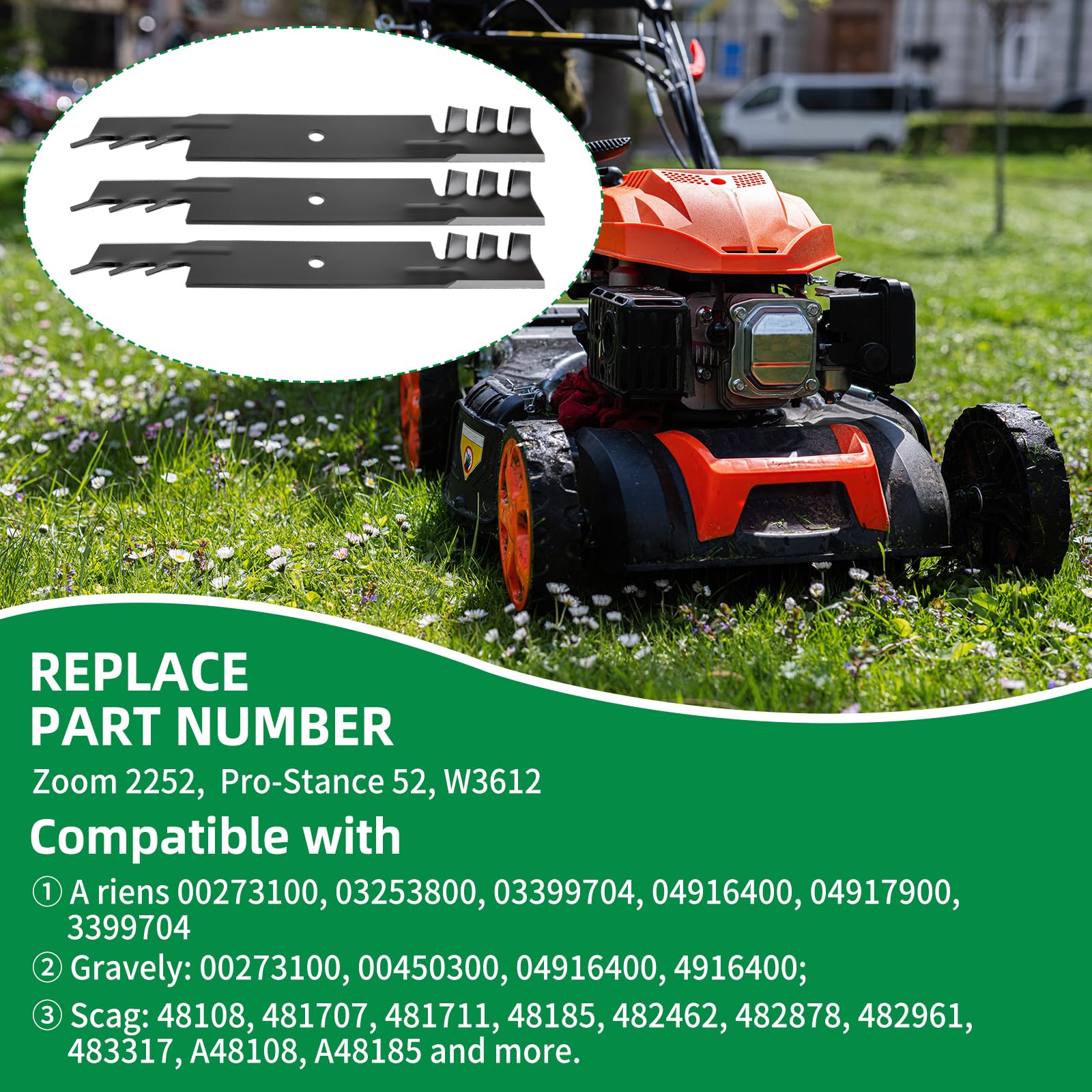 Wyevee compatible models cover Ariens, Gravely, and Scag mower lines.