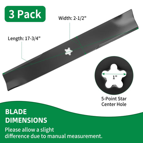 Wyevee installation guide blade for 52-inch deck simplifies safe replacement.