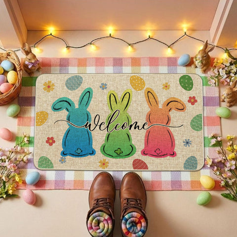 Wylumen low-profile 0.25 inch doormat designed to stay under doors
