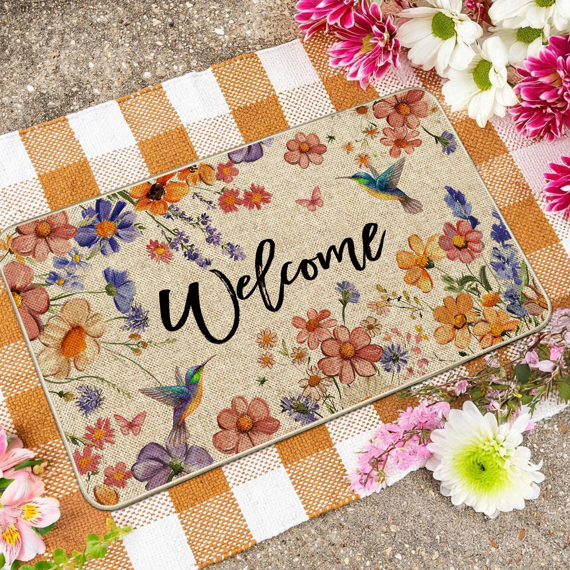 Wylumen low-profile entrance mat 0.25 inch fits under doors