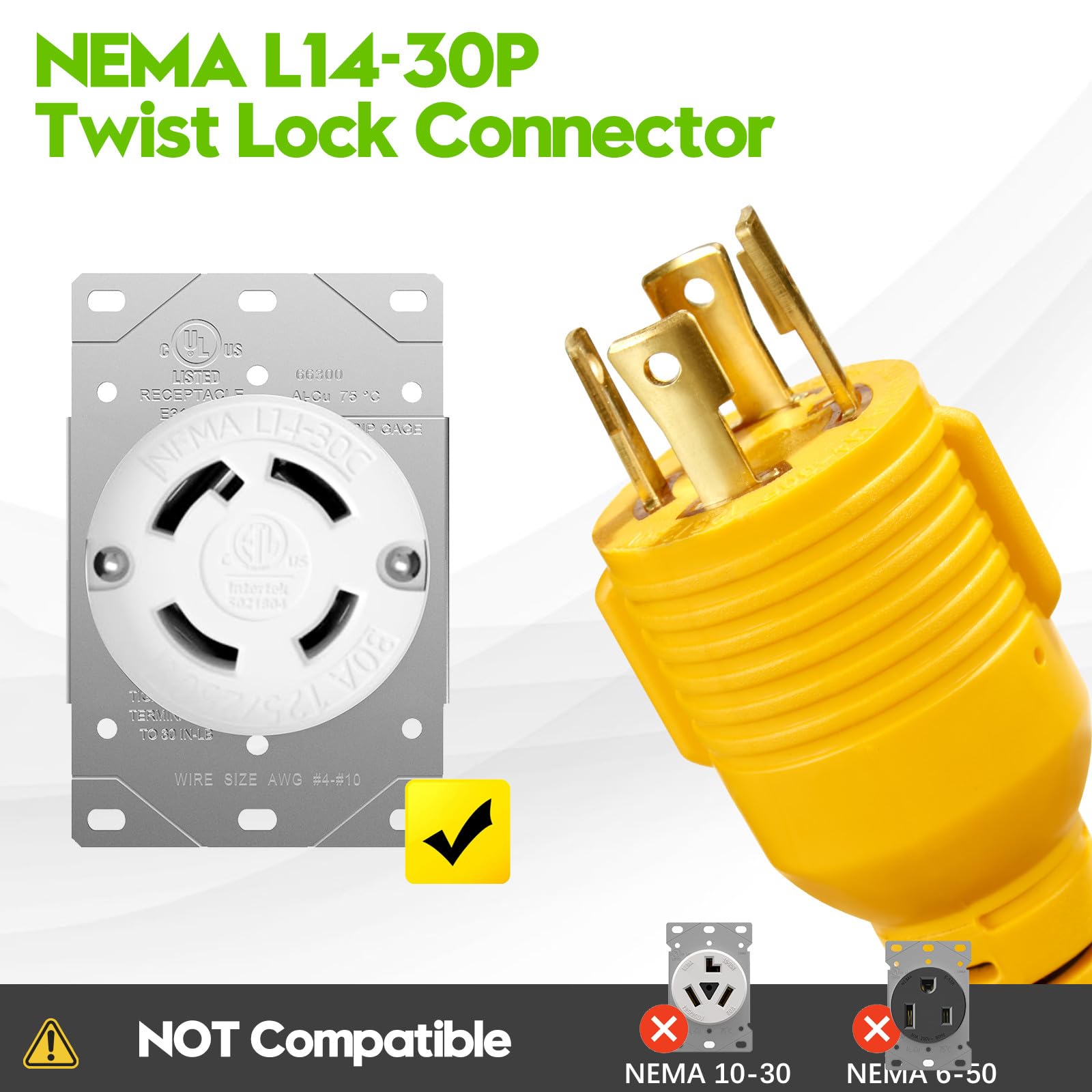WYM world compact-1ft-cord-length fits tight spaces for RV setups.