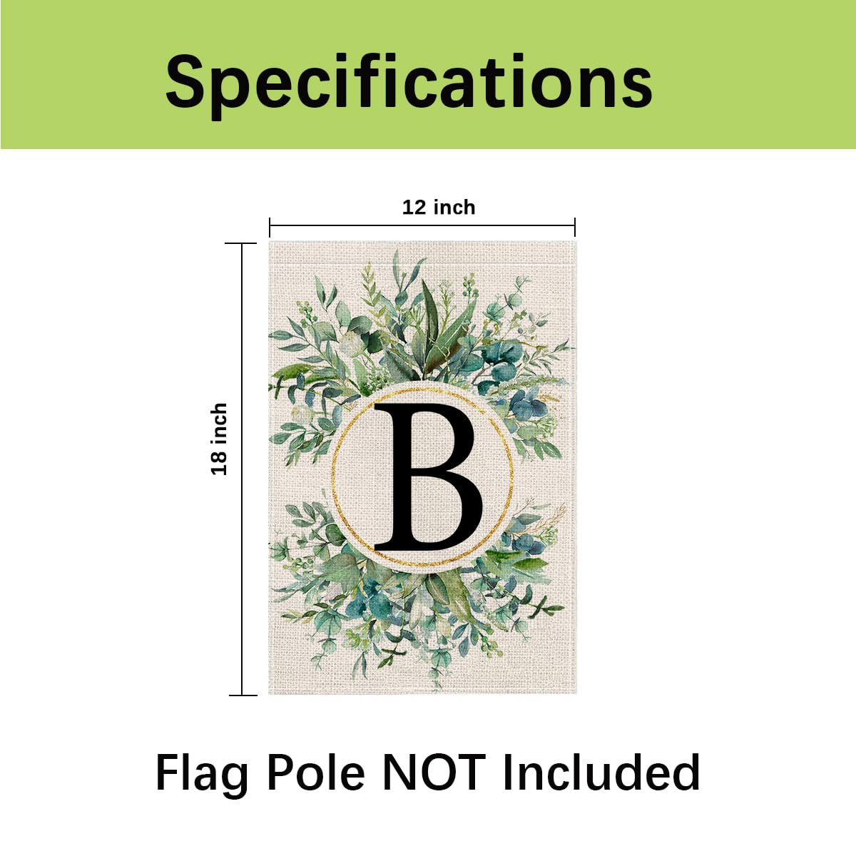 Wyooxoo patio flag for porch or veranda accents