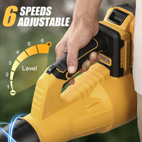 WYRIAZA brushless design extends run time and motor life