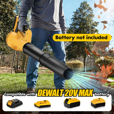 WYRIAZA leaf blower DeWalt 20V compatibility supports flexible battery options