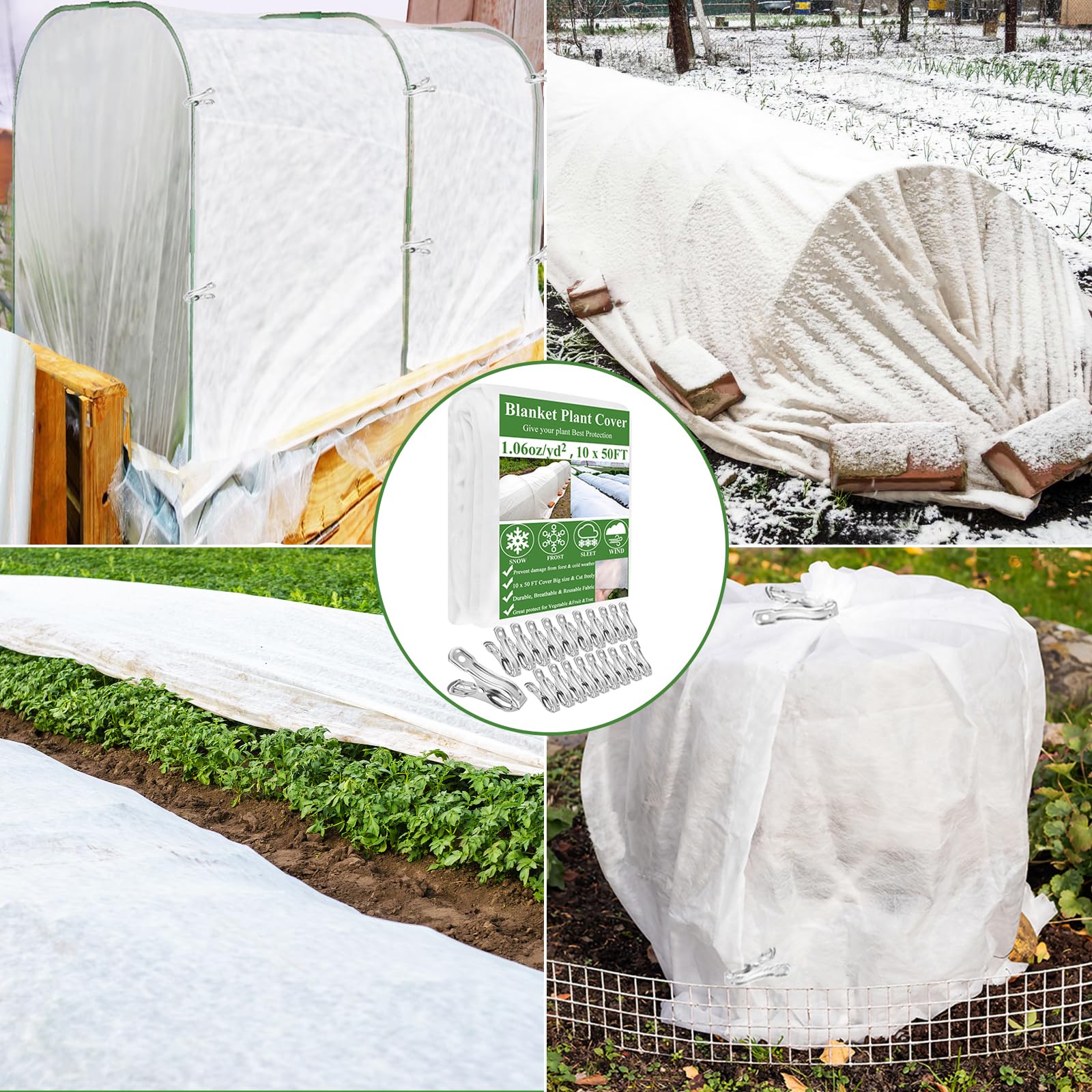 WYRJXYB extend growing season by warming the soil and shielding against frost