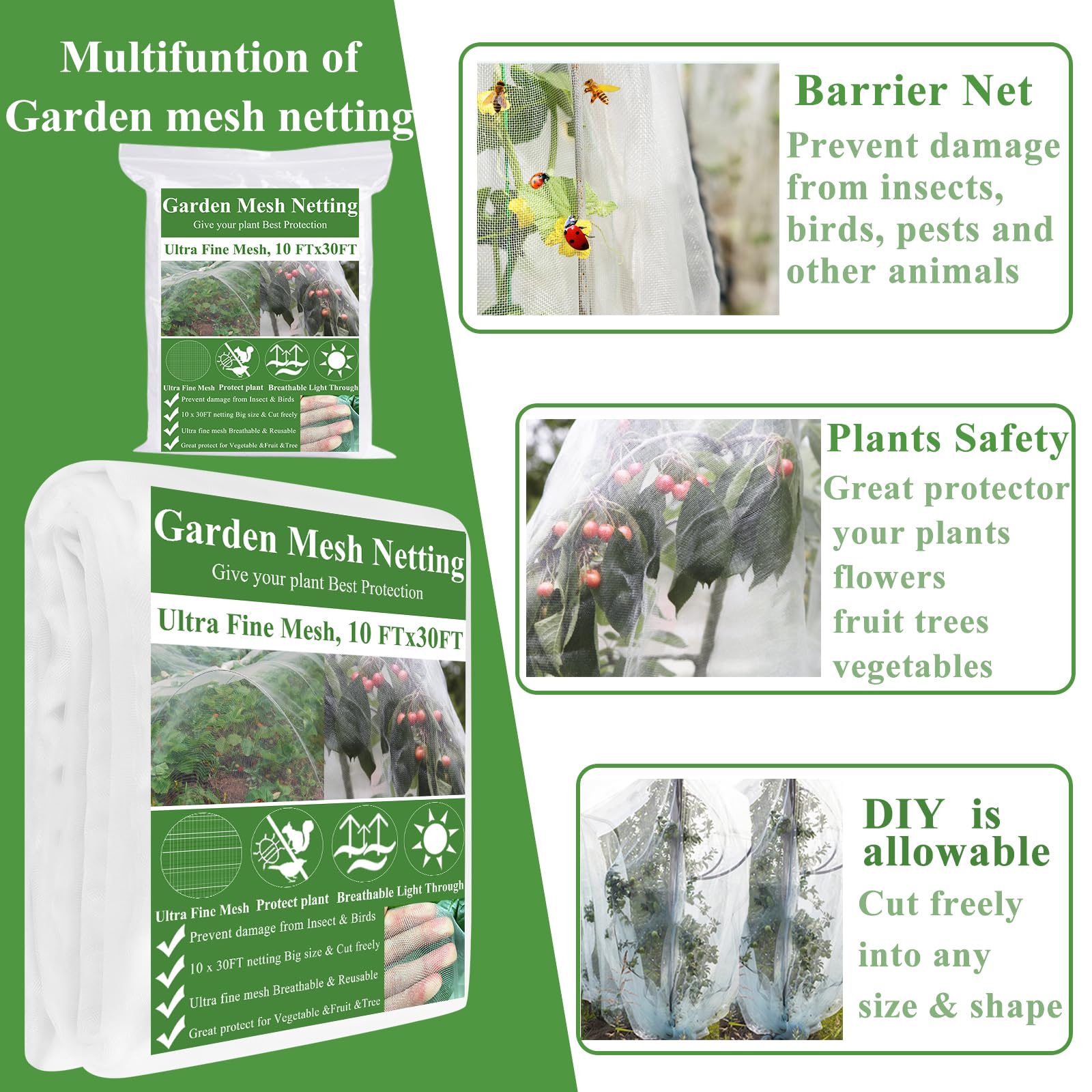 WYRJXYB garden hoops 6pcs provide sturdy support for a protective tunnel around crops.
