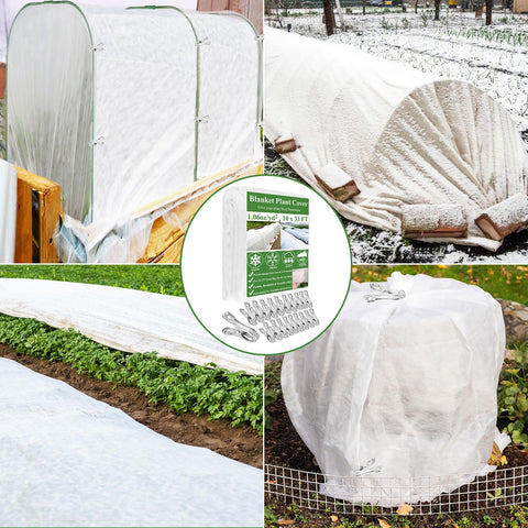 Allows rain to reach soil while shielding crops beneath the cover.