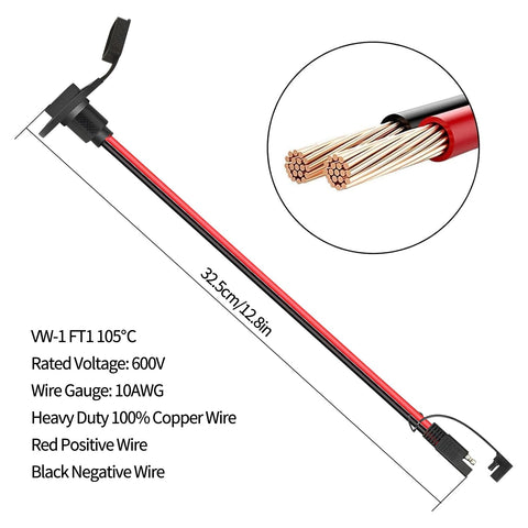 WYTUDTE one-handed release SAE plug for quick disconnects.
