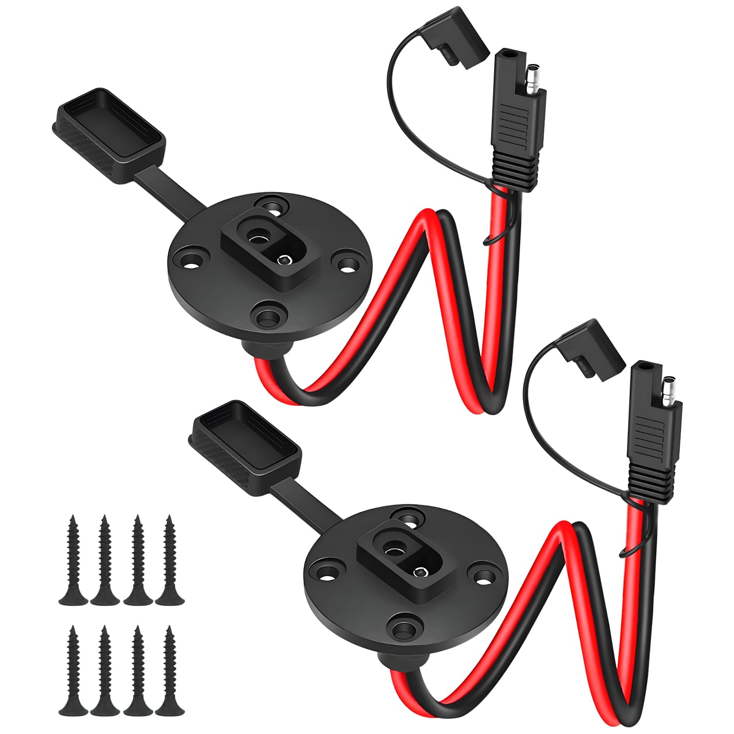 WYTUDTE SAE quick connector 2-pack for reliable vehicle and solar power connections.