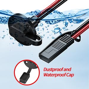 WYTUDTE waterproof SAE extension cord for marine and outdoor use.