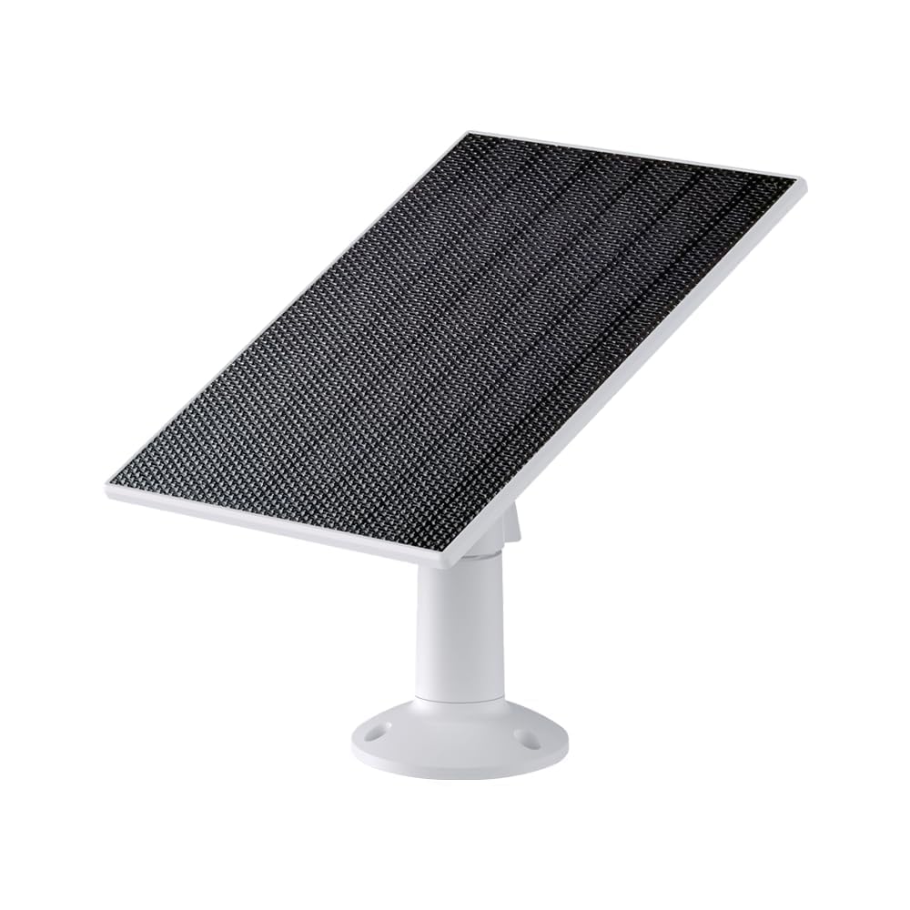 WYZE solar panel on camera setup, enabling continuous outdoor recording.