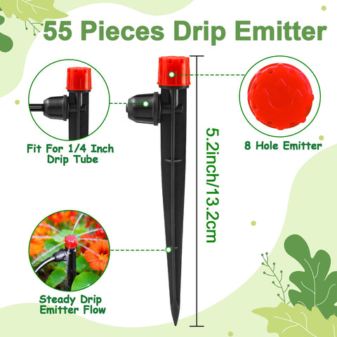 WZFLRUA adjustable flow cap plus minus for customizable irrigation