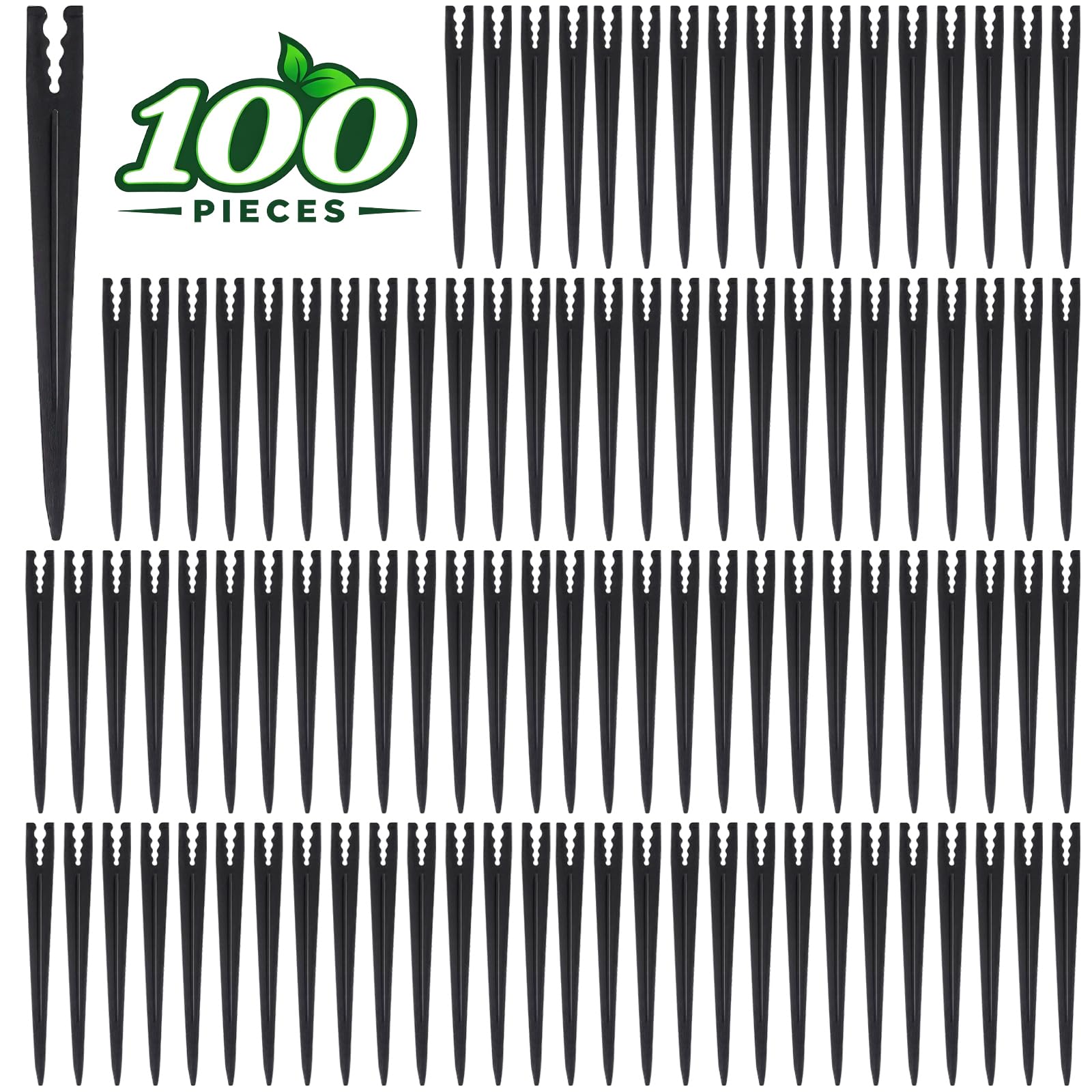 WZFLRUA 100-pack drip stake packaging for garden irrigation