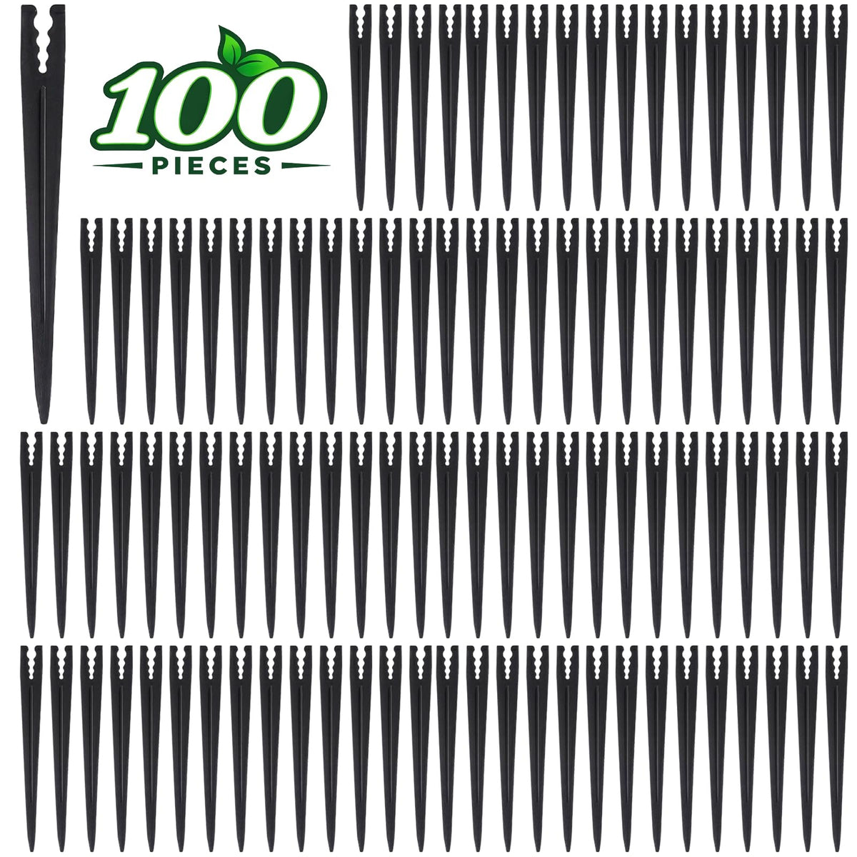 WZFLRUA 100-pack drip stake packaging for garden irrigation