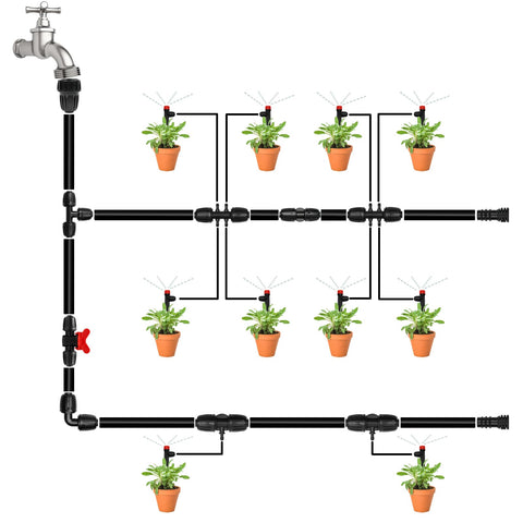 WZFLRUA drip-tubing assembly aids quick installation.