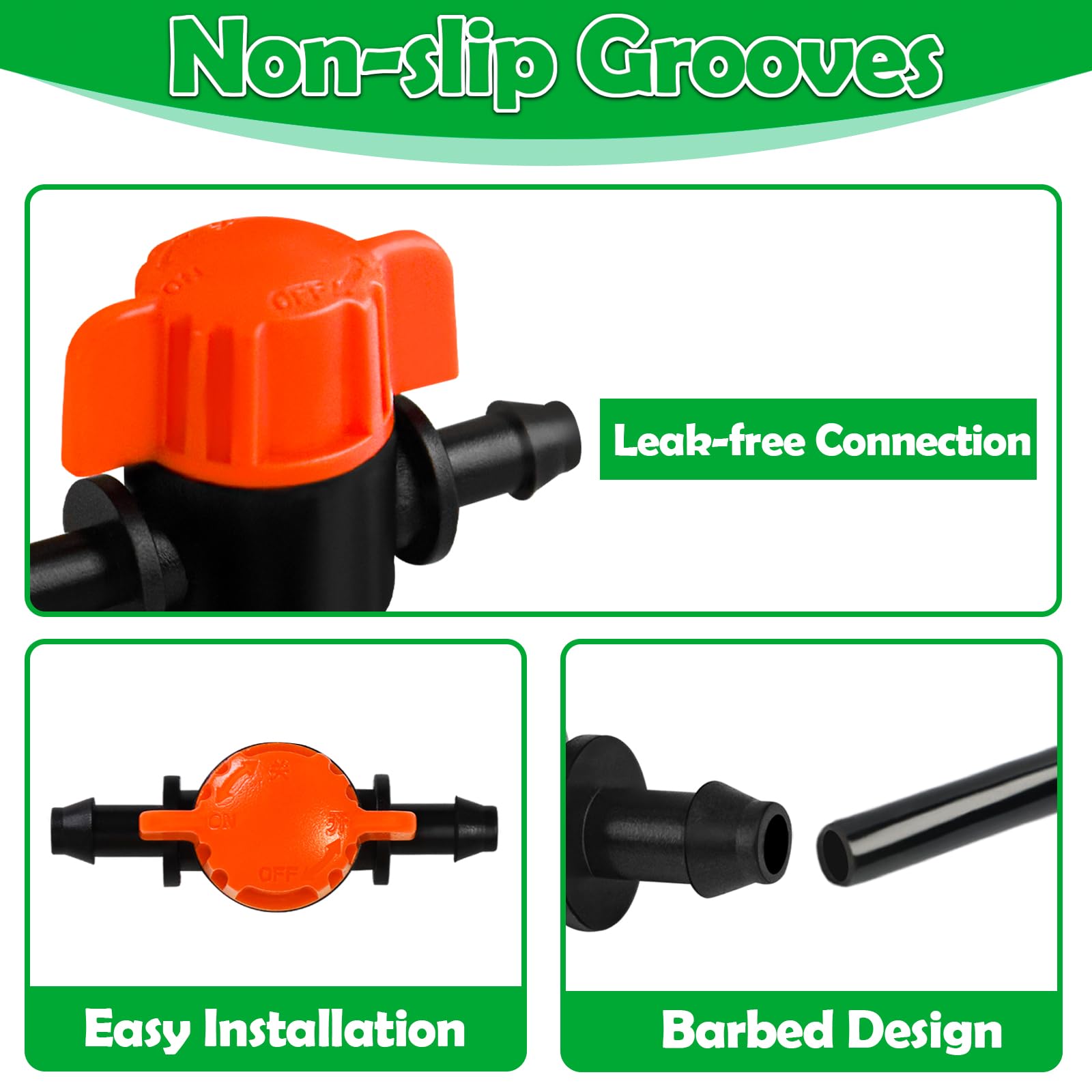 WZFLRUA easy installation with sharp-barb design for quick setup.