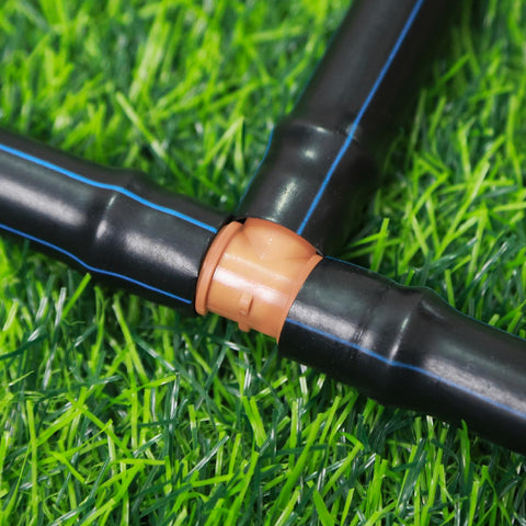 WZFLRUA half-inch couplings showing durable, UV-resistant joinery.