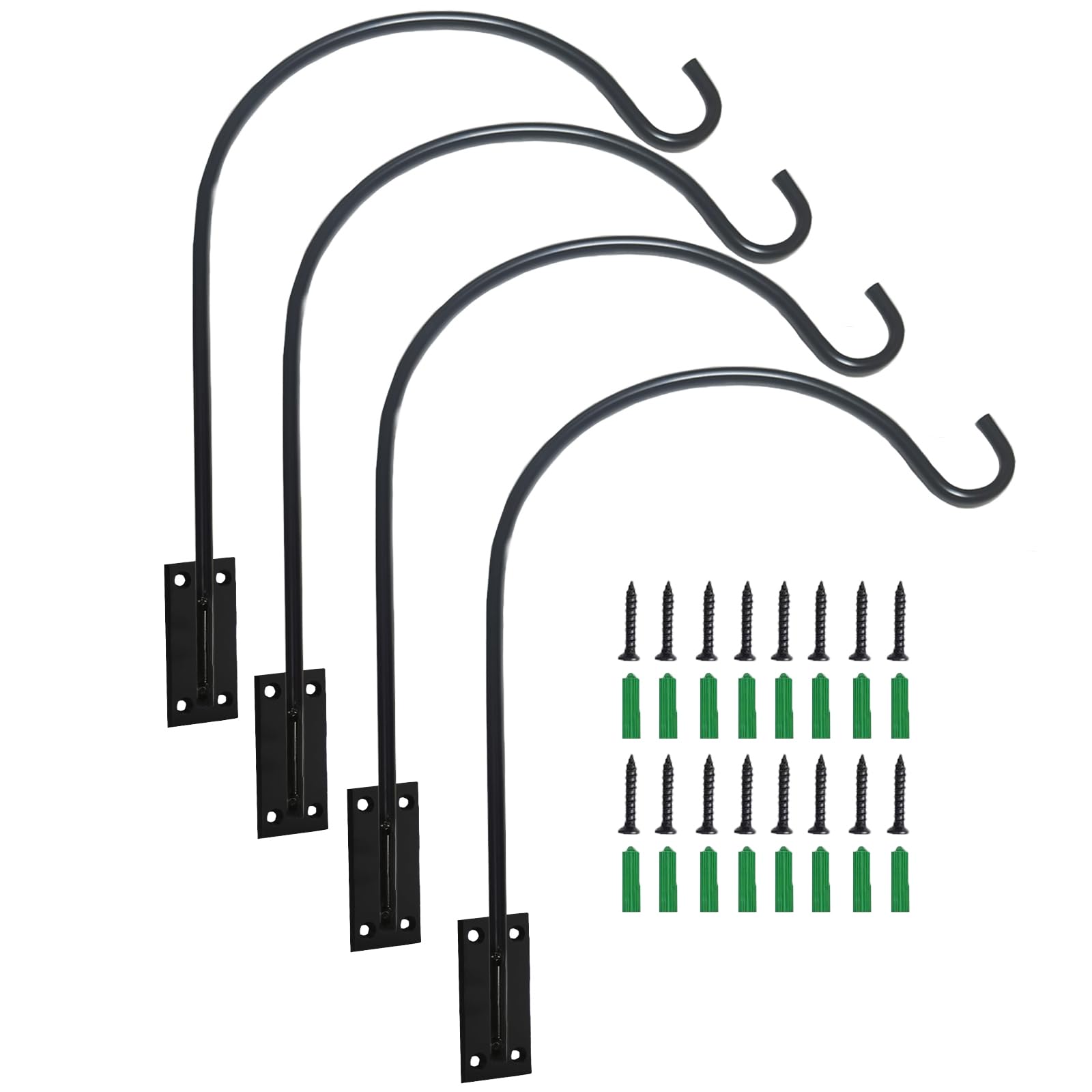 WZMYO deck bird feeder hook on rail, sturdy and rustproof for outdoor use.