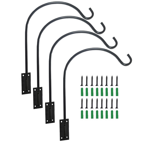 WZMYO deck bird feeder hook on rail, sturdy and rustproof for outdoor use.