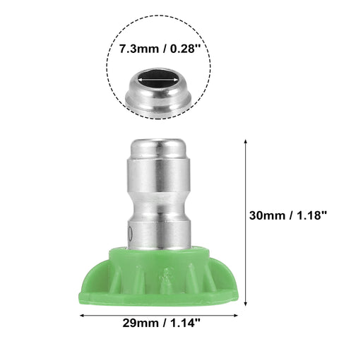 X AUTOHAUX 25° nozzle for deck cleaning with focused spray