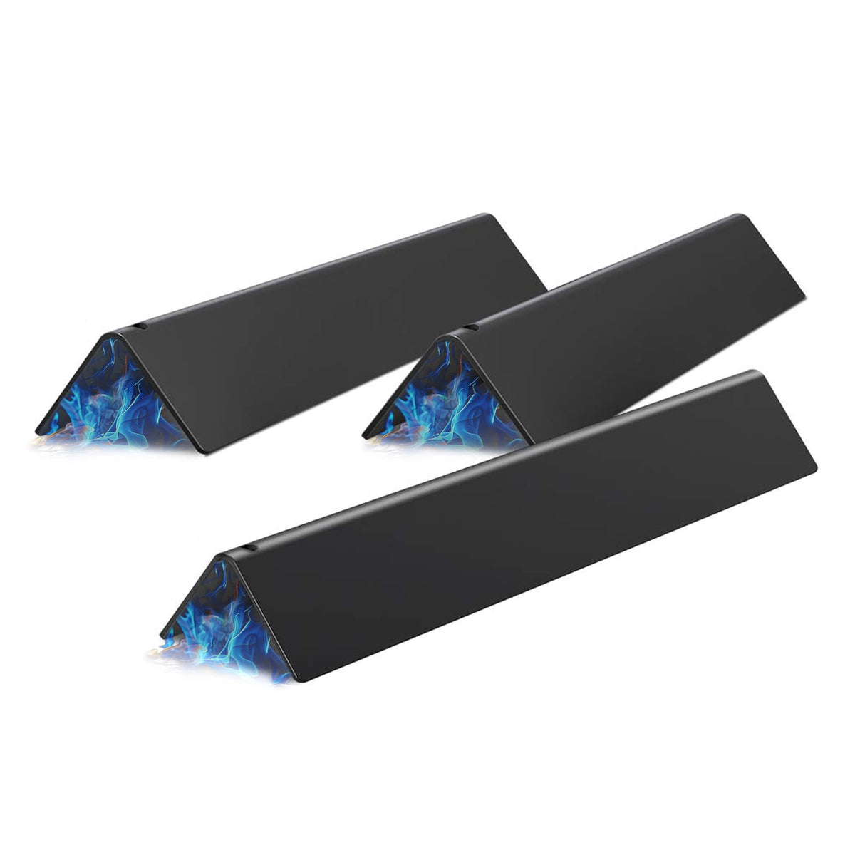X Home flavorizer bar 15.3-inch front view improves heat distribution for Weber Spirit.