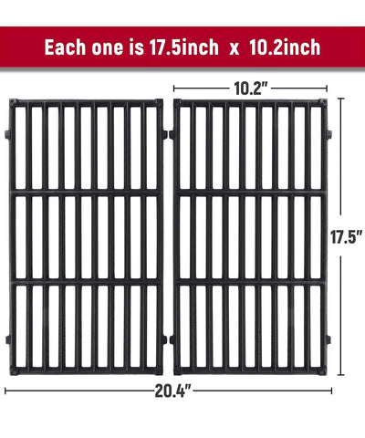 X Home grill grates for Weber Spirit E S210 front mounted fit