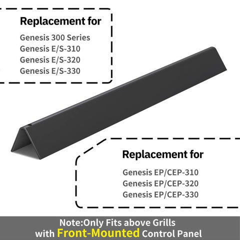 X Home porcelain-enameled steel bars for durable grilling surfaces.