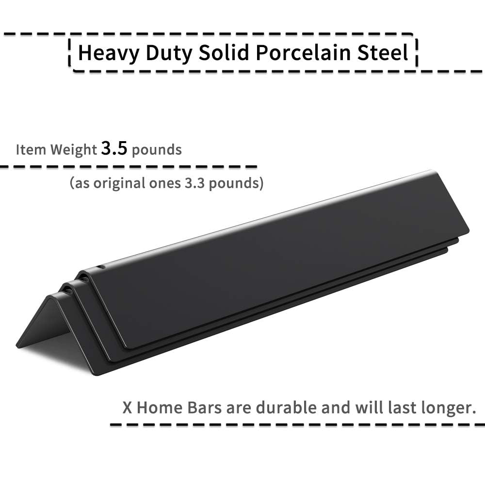 X Home flavorizer bar three-pack simplifies replacement and maintenance.