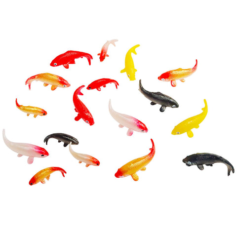 X Hot Popcorn lifelike koi figures for fairy gardens and mini landscapes.