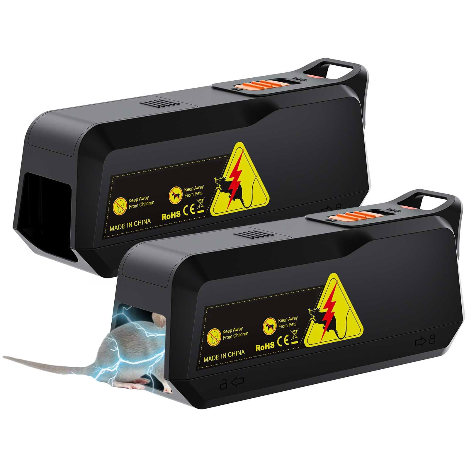 X-octenol electric mouse trap plate close-up showing quick contact