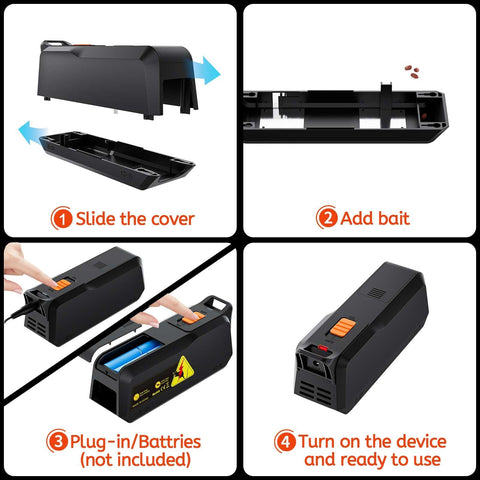 X-octenol trap powered by battery or USB adapter for flexible placement