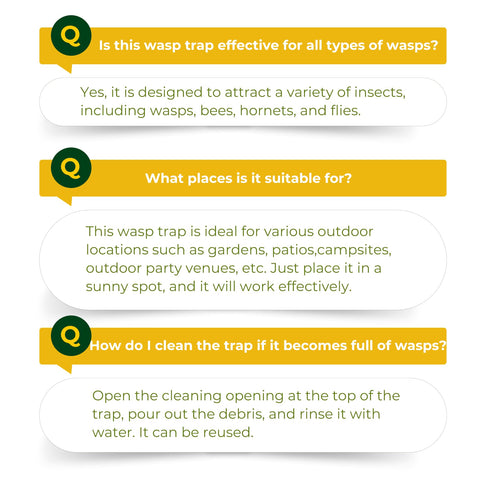 X-octenol Wasp Trap 4-pack provides versatile outdoor coverage