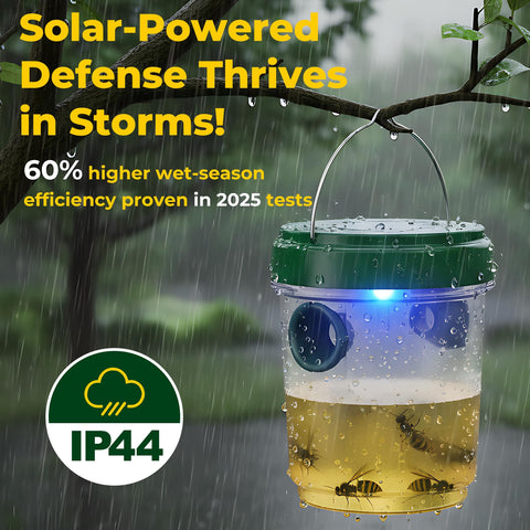 X-octenol Wasp Trap IP44 weatherproof for year-round outdoor use